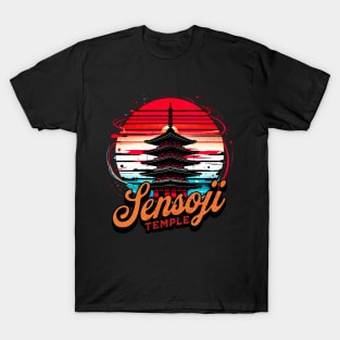 Sensoji Temple Tokyo Design T-Shirt